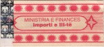 Albania tax stamp