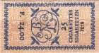 Belgium tax stamp