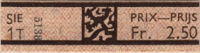 Belgium tax stamp