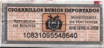 Bolivia tax stamp