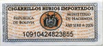 Bolivia tax stamp