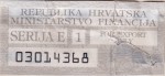 Croatia tax stamp