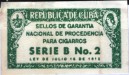 Cuba tax stamp