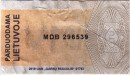 Lithuania tax stamp