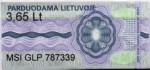 Lithuania tax stamp