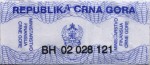 Montenegro tax stamp