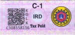 Myanmar tax stamp