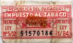 Paraguay tax stamp