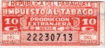 Paraguay tax stamp