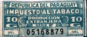 Paraguay tax stamp