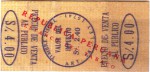 Peru tax stamp