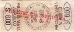 Peru tax stamp