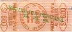 Peru tax stamp