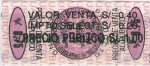 Peru tax stamp