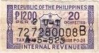 Philippines tax stamp