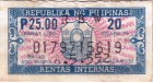 Philippines tax stamp