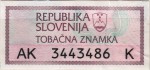 Slovenia tax stamp