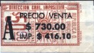 Uruguay tax stamp