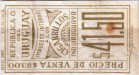 Uruguay tax stamp